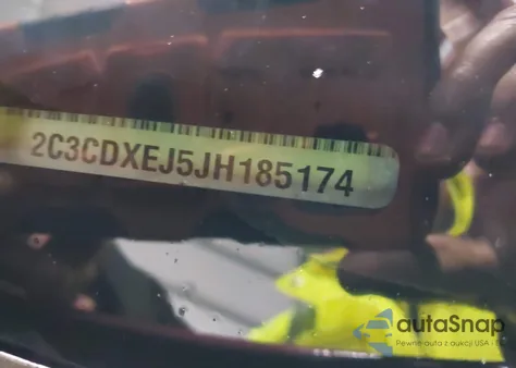 2018 Dodge Charger Srt 392 Rwd from USA, damaged, VIN 2C3CDXEJ5JH185174